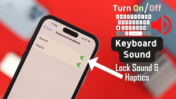 iPhone 14 Turn Keyboard Sounds ON/OFF [Lock Sound & Haptic]