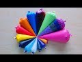 Making Slime Piping Bags Satisfying Crunchy Slime #97