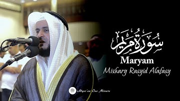 Bacaan Surat Maryam Sangat Merdu & Indah | Mishary Rasyid Alafasy | Terjemahan (ID/EN)