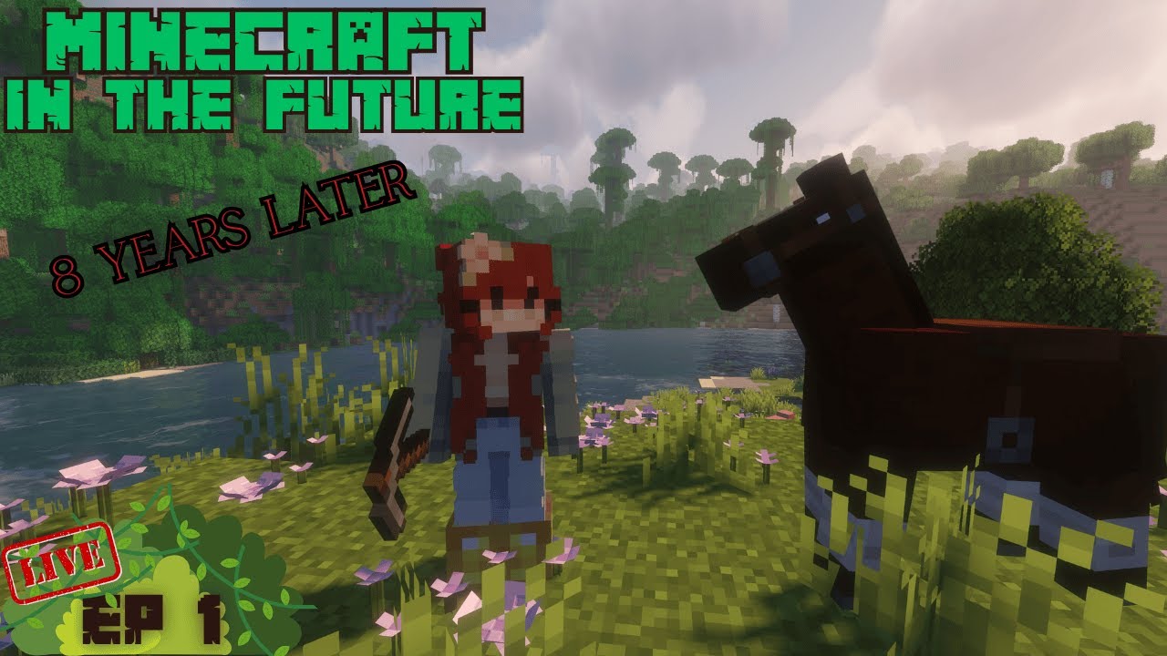 First Time Playing Minecraft New Versions | MC Into The Future Ep 1 ...