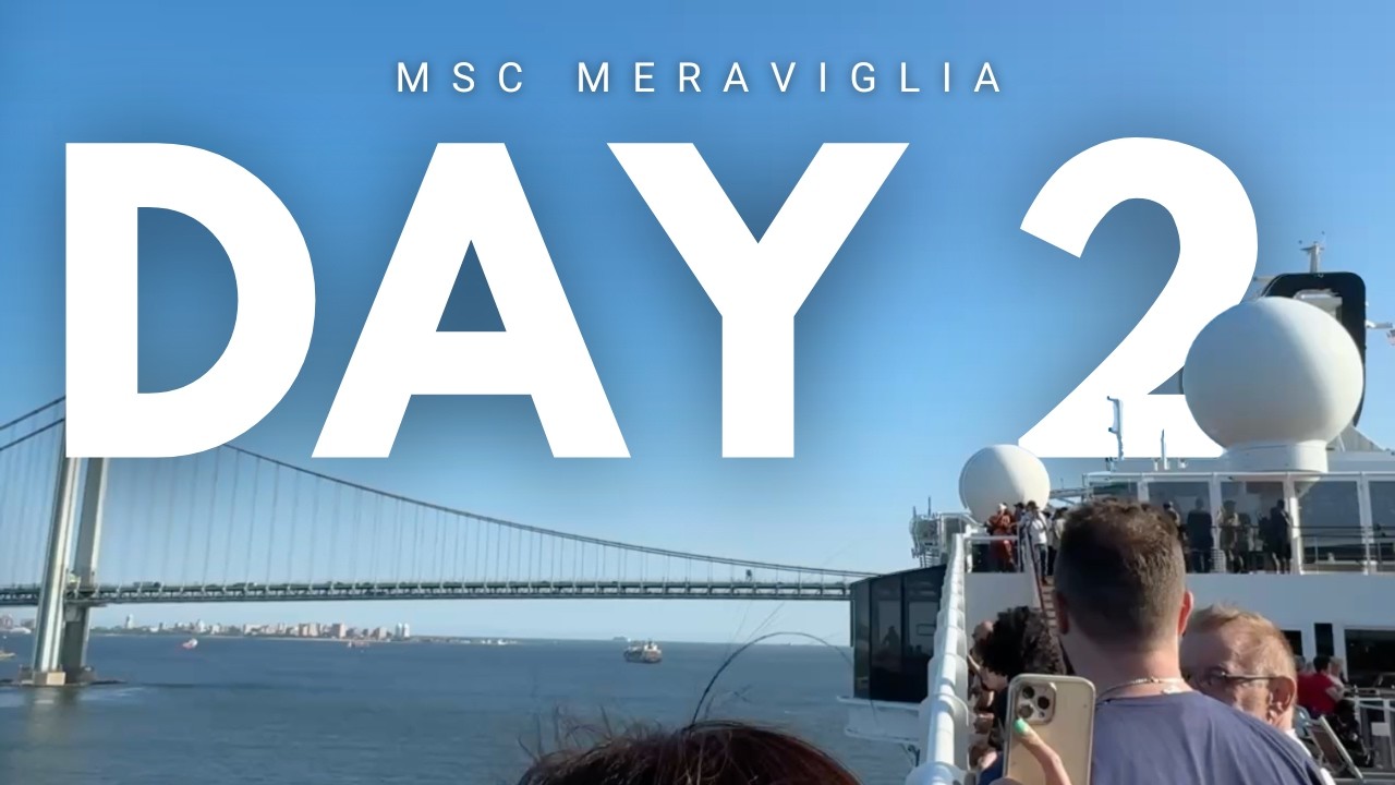 MSC MERAVIGLIA - DAY 2 - AT SEA