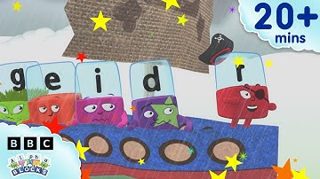 Sail the Seven Seas with Alphablock R ⚓ | Learn to Read for Kids | Alphablocks