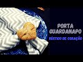 Como fazer porta guardanapo de corao rstico com fio de juta e papelo  mesa posta  diy