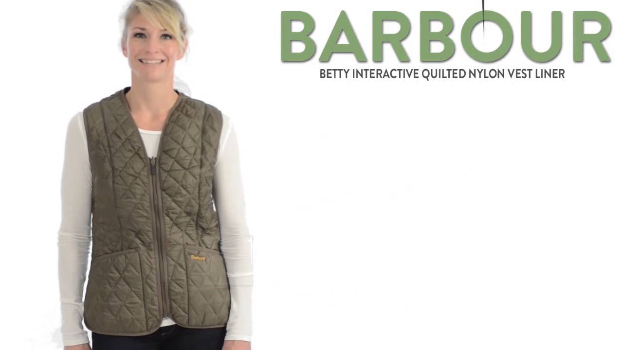 barbour betty liner