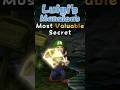 Luigi's Mansion's Most Valuable Secret