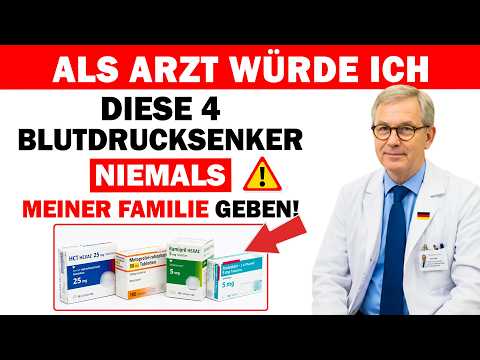 Als Arzt würde ich diese 4 Blutdruckmedikamente meiner Familie NIEMALS geben