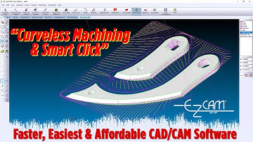 Curveless machining and Smart Click make powerful companions offering high level of automation
