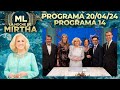 LA NOCHE DE MIRTHA - Programa 20/04/24 - PROGRAMA 14 - TEMPORADA 2024