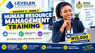 HUMAN RESOURCE MANAGEMENT | Week 2: Recruitment, Learning & Development & Performance Appraisal |