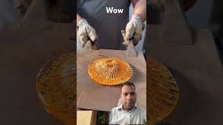 The Forbidden Pancake?!?! 24krt Gold Sylcom Light Glass art#