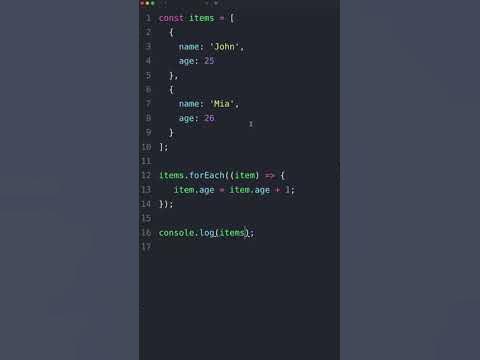 Array.forEach() method explained | JavaScript Arrays - YouTube image.