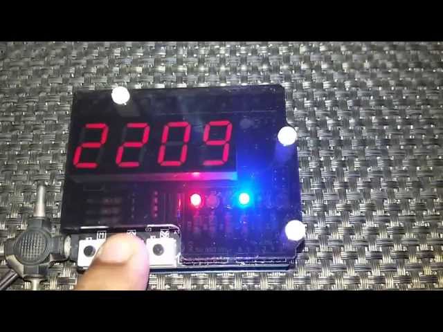 Seeedstudio Arduino Tick-Tock Shield Demo