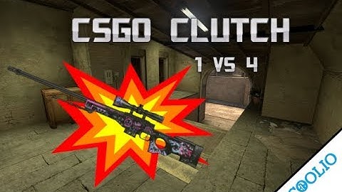 CSGO CLUTCH: 1v4 AWP Mirage