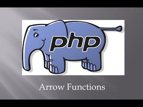 Epi-13 Arrow Functions | PHP in Tamil - YouTube