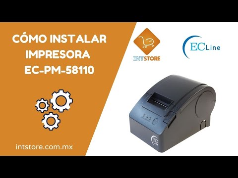 Instalación de impresora EC-Line 5890 en Windows - YouTube