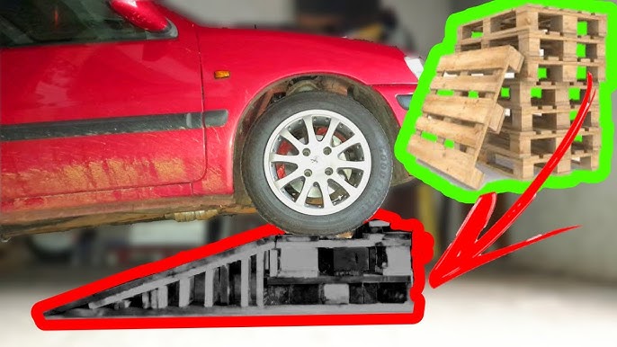 Como hacer las mejores rampas caseras para subir tu coche DIY 