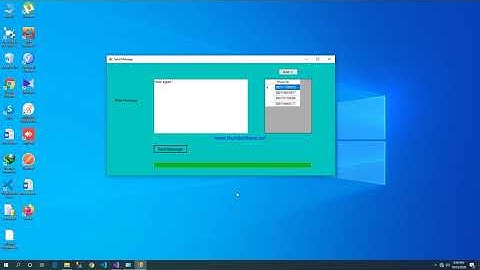 Whatsapp messenger in C# (Free)