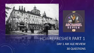 Full HOA REFRESHER PART 1 (HISTORY OF ARCHITECTURE ALE REVIEW) News