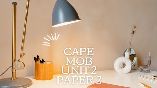 Cape Mob Unit 2 Paper 2 2021