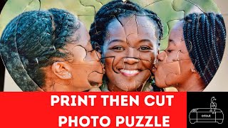 CRICUT MAKER FOR BEGINNERS: PRINT THEN CUT PHOTO PUZZLE