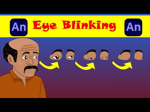 The BEST Adobe Animate CC Trick for REALISTIC Eye Blink। Adobe Animate CC me eye blink kaise karen