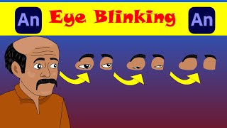 The BEST Adobe Animate CC Trick for REALISTIC Eye Blink। Adobe Animate CC me eye blink kaise karen