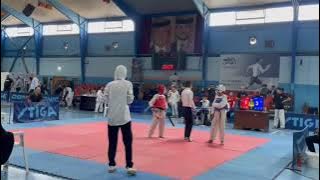 Taekwondo fight cadet under 37kg boys. Gold medal Mohammad murad. Highlights.