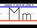 Write the Letter M - ABC Writing for Kids - Alphabet Handwriting by 123ABCtv