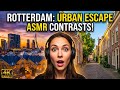 ASMR Urban Escape | Rotterdam's Contrasting Neighborhoods in One Walk!