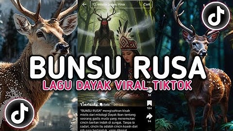 BUNSU RUSA LAGU DAYAK VIRAL TIKTOK TERBARU 2005 YANG KALIAN CARI COVER BY MONANK STEVEVAI 