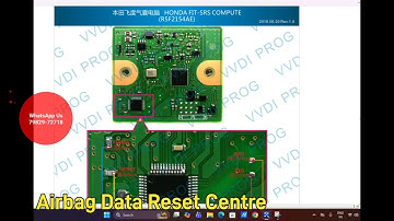 Denso Airbag Module Connection Vvdi prog , Mcu Number R5F2154, Airbag Module Connection 
