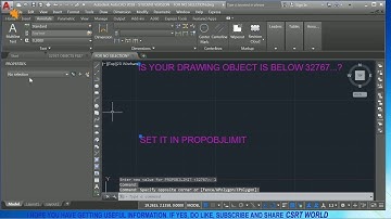 HOW TO SOLVE NO SELECTION PROBLEM IN AUTOCAD, OBJECT SELECTED BUT PROPERTIES SHOWING NO SELECTION
