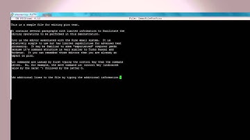 ITSC 1307 Unix OS1 - Unix Pico Editor