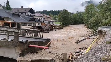 Plotselinge overstromingen troffen plotseling Zwitserland! Zermatt werd op slag verwoest