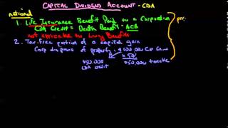 Taxation of Life Insurance Part VII - Capital Dividend Account