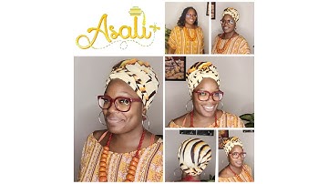 Easy and Quick Head Wrap Tutorial Under 3 Minutes.