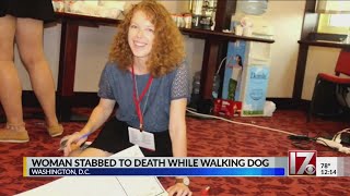 Woman stabbed to death while walking dog in DC