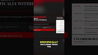 DOJ Hiding Trump Epstein Files! Law Broken, Allegations Withheld! #shorts