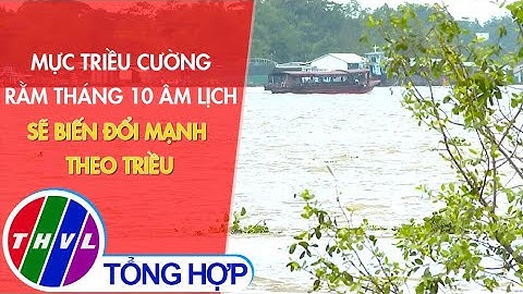 Mực triều cường rằm tháng 10 âm lịch sẽ biến đổi mạnh theo triều
