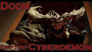 First Time Fighting the Cyberdemon - Doom 2016