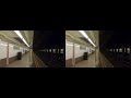 3D NY - Subway Train Entering Station (MKV upload test) - Binaural Audio