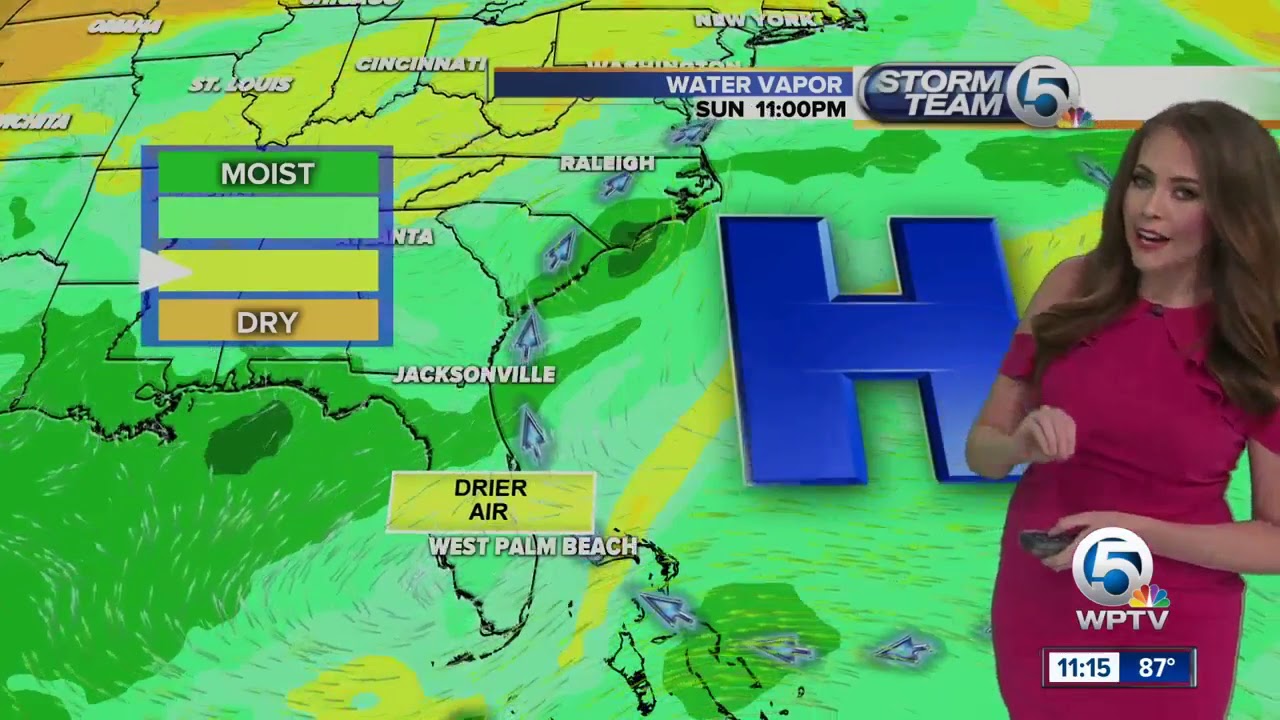 west palm beach airport car rental South Florida Friday afternoon forecast (8/16/19)
