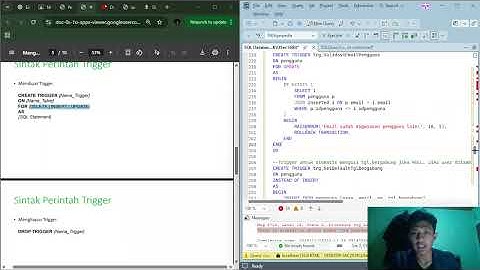 Store Procedure dan Trigger Sql Server