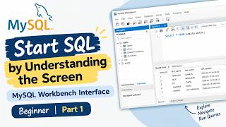 Full Start SQL by understanding the screen. MySQL Workbench Interface |  Beginner part 1 Guide