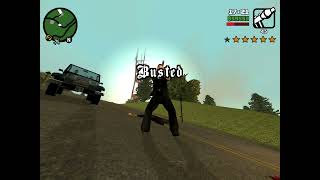 Grand Theft Auto San Andreas Busted