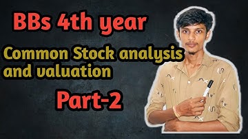 Common stock analysis and valuation // part-2
