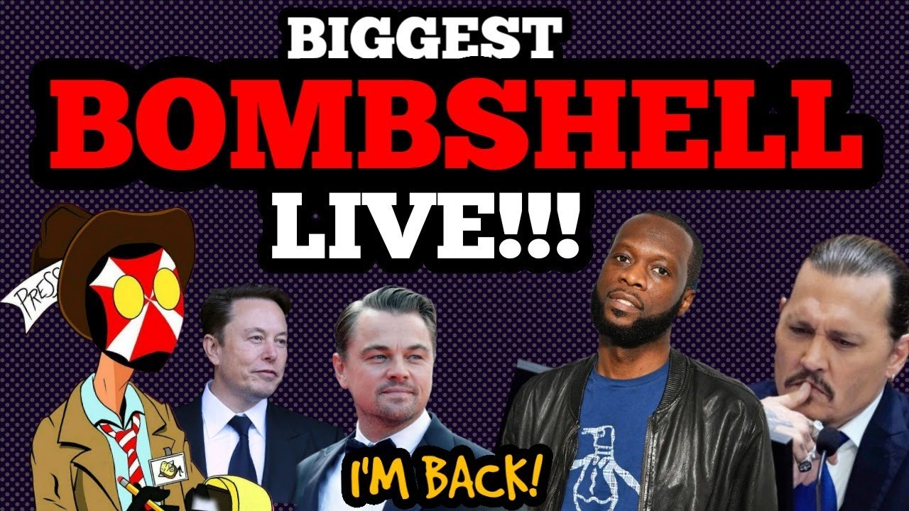 LIVE! I’m BACK with BIGGEST BOMBSHELL! Johnny Depp’s "enemies!" Leonardo DiCaprio! Pras! Musk! More!