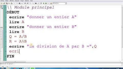 Les notions de base de l