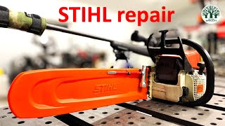 STIHL 025 repair and carburetor adjustment