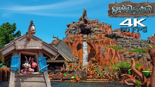 Splash Mountain 4K Front Row at Magic Kingdom in Walt Disney World